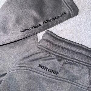 Under Armour Men's Gray Storm Loose Fit sweats Sweatpants Size Small